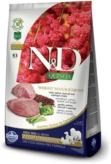 Farmina Dog N&D Quinoa Weight Management Lamb Adult All Breeds 7kg