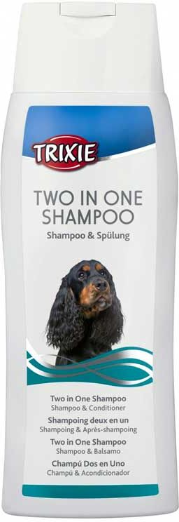 Trixie 2-i-1 shampoo og balsam til hund 250ml