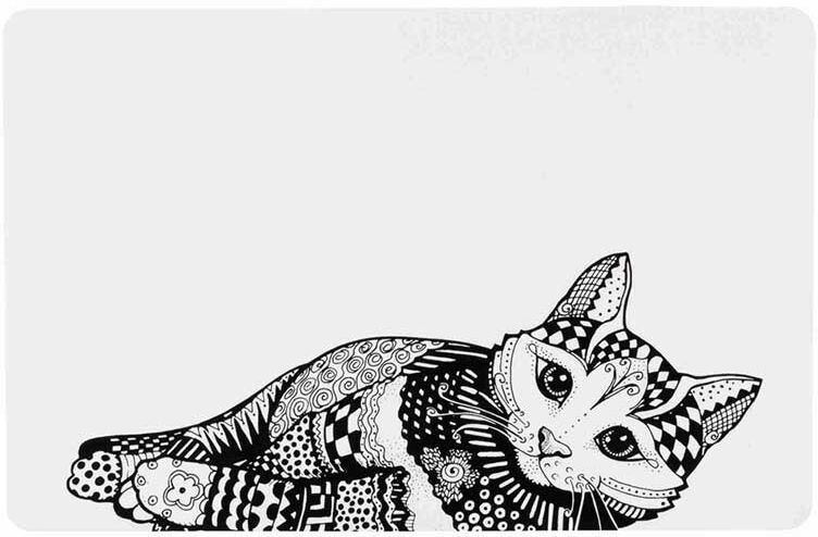 Trixie Zentangle underlag til skåler 44x28cm