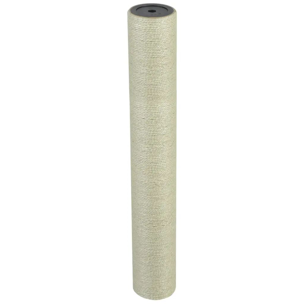 vidaXL Klorestativ til katt 8x55 cm 10 mm beige