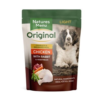 Nature's Menu NATURES MENU POUCHES LIGHT CHICKEN RABBIT 300G