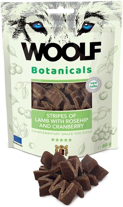 Woolf Botanicals Lam med nype og tranebær 80g