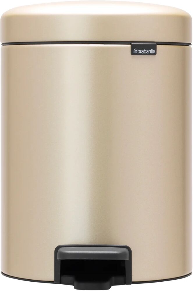 Brabantia New Icon pedalbøtte 5 liter Champagne