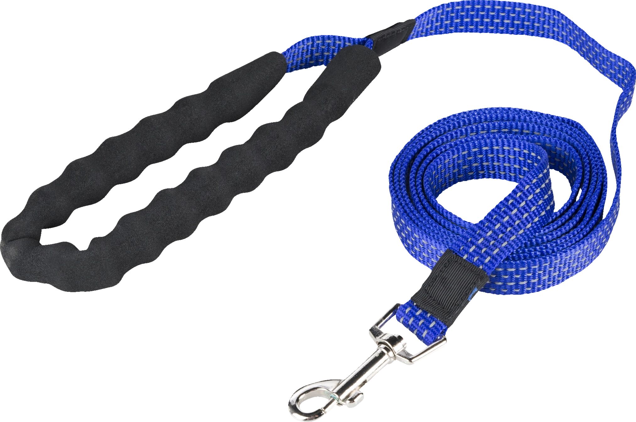 Creston Leash 'Alberta' Reflective, halsbånd STD Blue