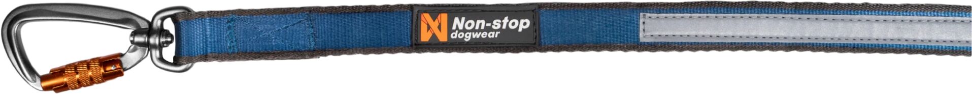 Non-Stop Dogwear Move Leash, Blue, 20mm/1.7m, hundebånd 1.7m/20mm blue