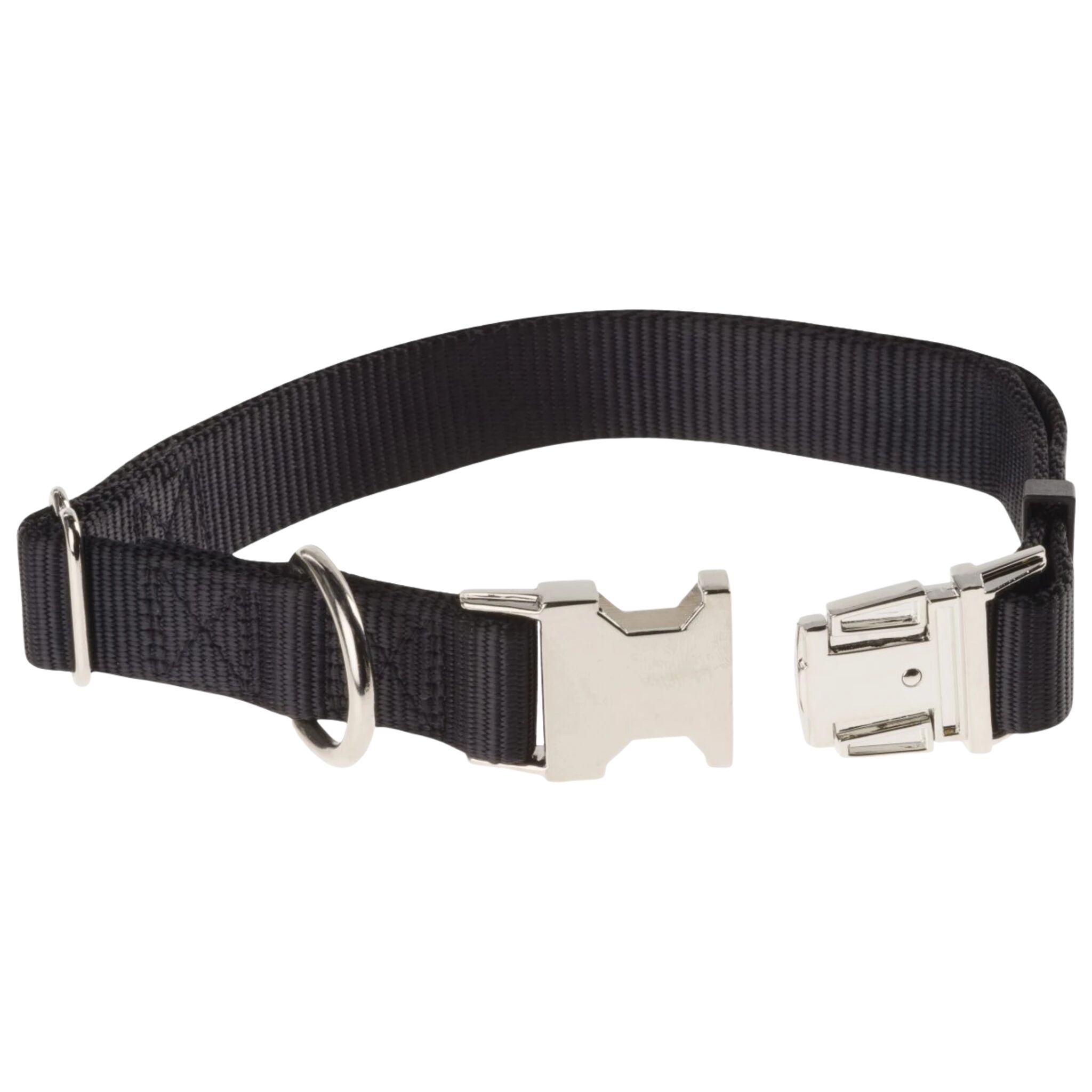 Creston Nylon collar 35mm x 50cm, hundehalsbånd STD Black