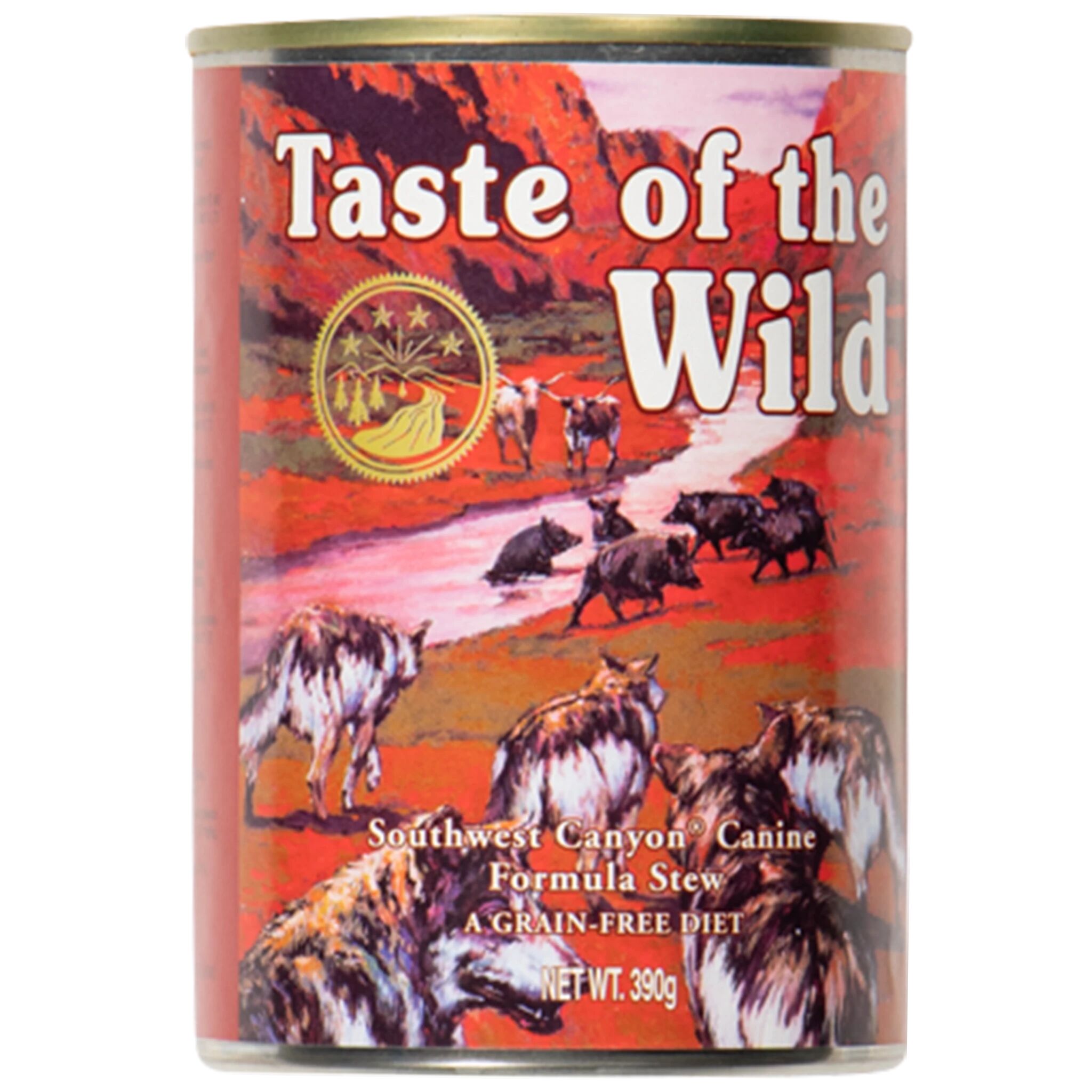 Taste of the Wild Totw Southwest Canyon 390g Cans, bløtfor STD STD