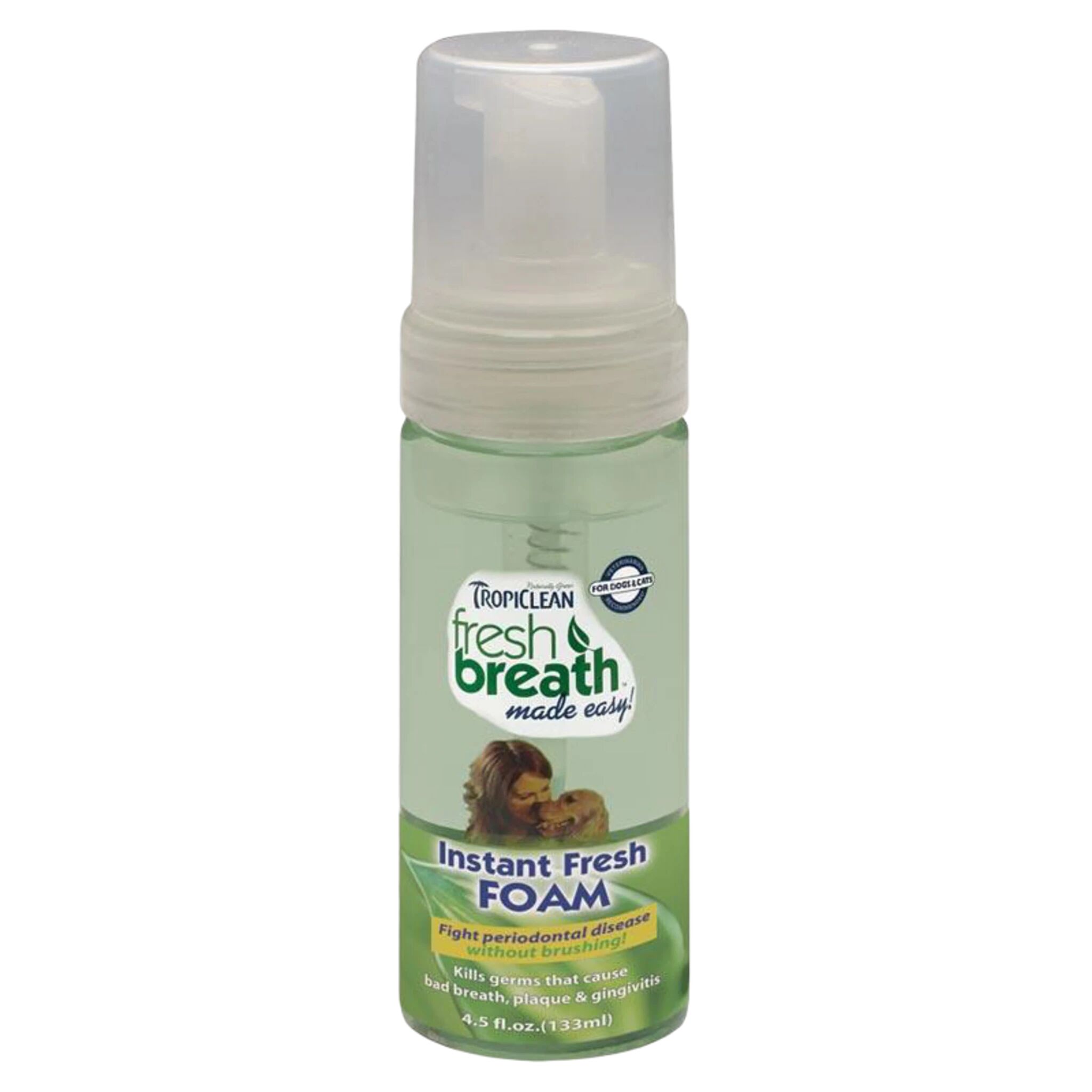 Tropiclean Fresh Breath Mint Foam 133ml 133ml STD