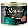 Pakiet próbny Miamor Feine Filets w puszkach, 12 x 185 g - Pakiet mieszany