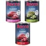 15 zł taniej! Rocco Classic, 18 x 400 g  - Mix II: czysta wołowina, wołowina/serca cielęce, wołowina/żwacz wołowy