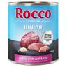 Rocco Junior, 6 x 800 g - Indyk i serca cielęce z ryżem