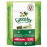 Korzystny pakiet Greenies, przysmak pielęgnujący zęby dla psów - Medium, 3 x 170 g