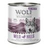 Wolf of Wilderness Adult "Mięso ze zrównoważonej hodowli" - Wild Hills - Kaczka, 12 x 800 g