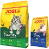 10 kg Josera JosiCat +JosiCat, chrupiąca kaczka, 650 g gratis!  - Crunchy, chrupiący kurczak