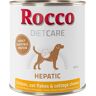 Rocco Diet Care Hepatic, kurczak z płatkami owsianymi i twarogiem - 24 x 800 g