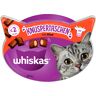 Whiskas Temptations, chrupiące poduszeczki - Wołowina, 8 x 60 g