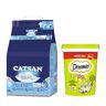 15% taniej! 18 l Catsan żwirek higieniczny + Dreamies Megatub przysmaki dla kota, 2 x 350 g  - 18 l + Tuńczyk, 2 x 350 g