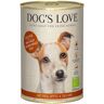 Dog´s Love Bio, 6 x 400 g - Biowołowina