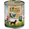 Best Nature Dog Adult, 6 x 800 g - Dziczyzna, kurczak i makaron