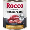 Rocco Classic Trio di Carne, 24 x 800 g - Wołowina, jagnięcina i drób, 6 x 800g