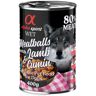 Alpha spirit Dog Meatballs, 6 x 400 g - Jagnięcina z kminem rzymskim