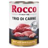 Megapakiet Rocco Classic Trio di Carne, 24 x 400 g - Wołowina, jagnięcina i drób