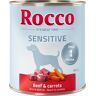 Rocco Sensitive, 6 x 800 g - Wołowina z marchewką