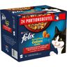 48x85g carne em gelatina Sensations Felix comida húmida gatos