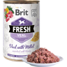 Comida húmida Brit Fresh Dog Veal with Millet - Wet (Lata) - 6 x 400 g