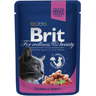 Brit Blue Cat Wet - Salmon & Trout - 24 x 100 g