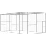 vidaXL Jaula para gatos 6x3x2,5 m aço galvanizado