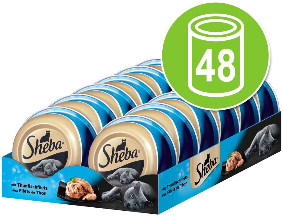 Sheba Feine Filets 48 x 80 g - Megapack - Filetes de atum