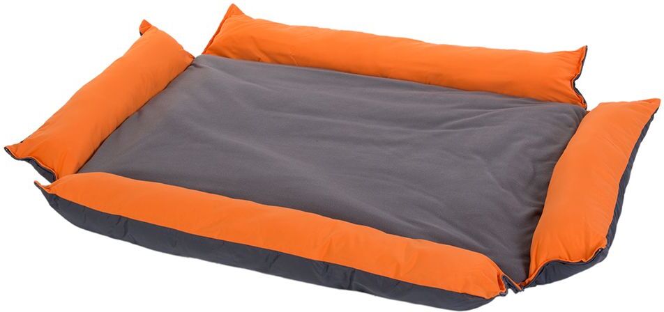 zooplus Exclusive Cama de exterior para cão - Laranja - C 110 cm x L 80 cm