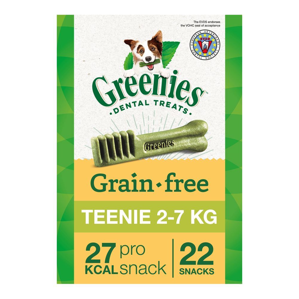 Greenies Grainfree snacks dentários para cães  - Medium (3 x 170 g/6 unidades)