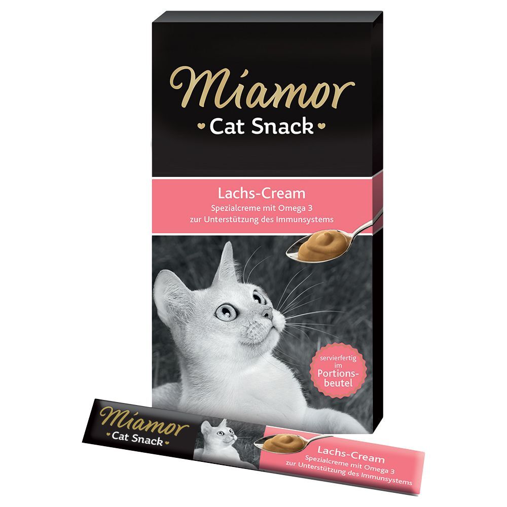 Miamor Cat Snack creme de salmão - 66 x 15 g