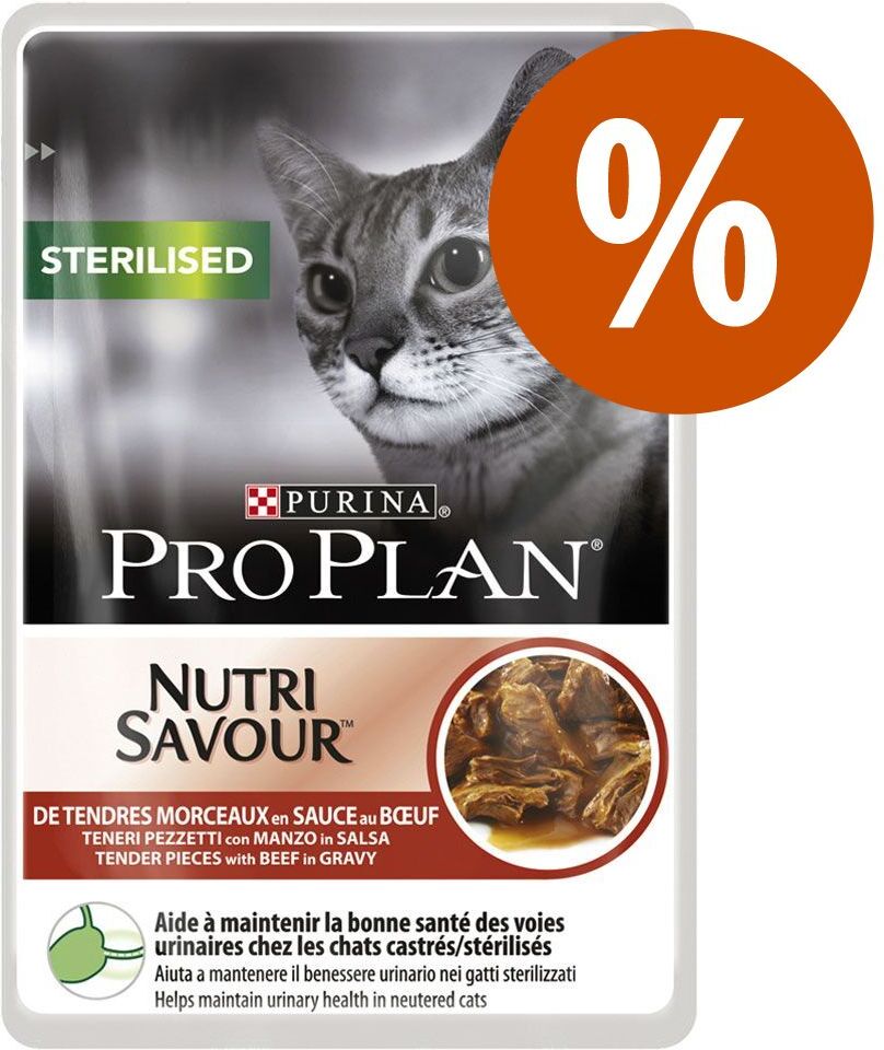 Pro Plan Purina Pro Plan comida húmida 20 x 85 g/24 x 85 g com grande desconto! - Sterilised com peixe do oceano em gelatina (20 x 85 g)