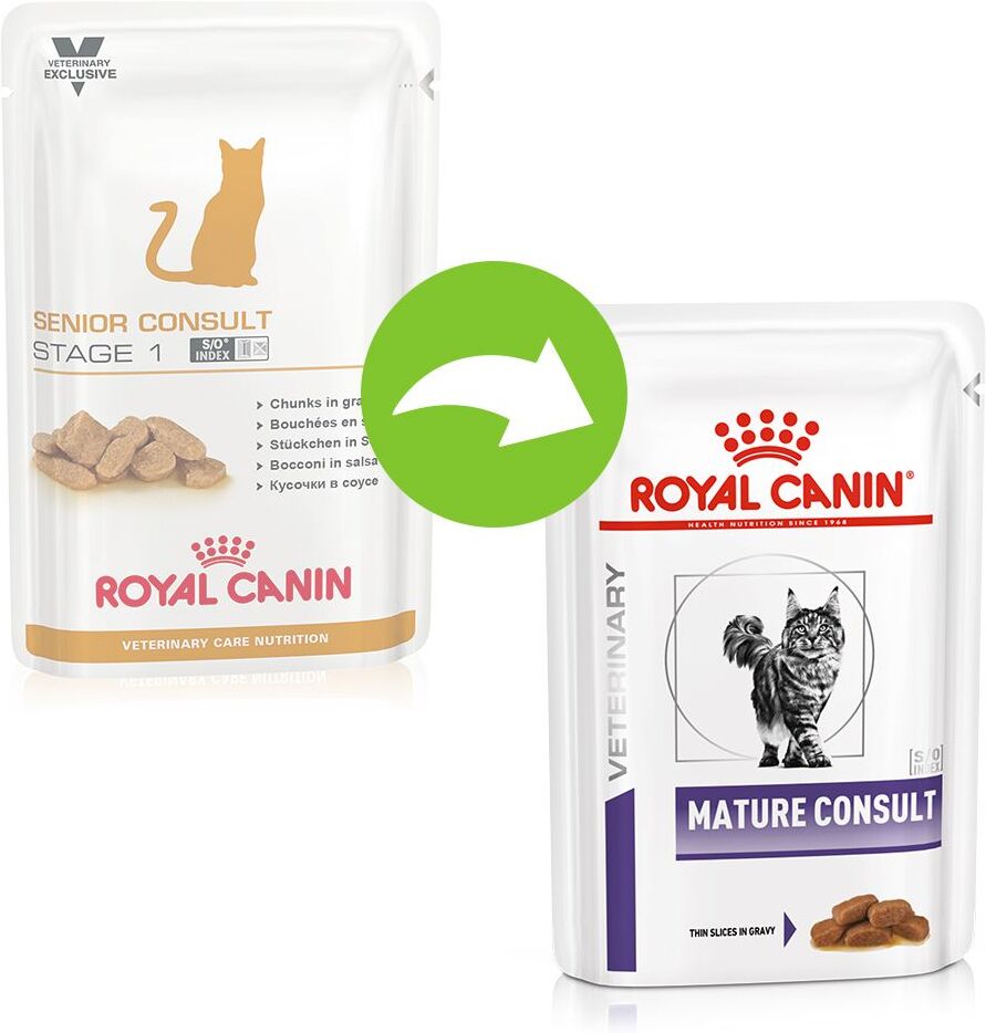 Royal Canin Veterinary Feline Mature Consult - Pack económico: 24 x 85 g