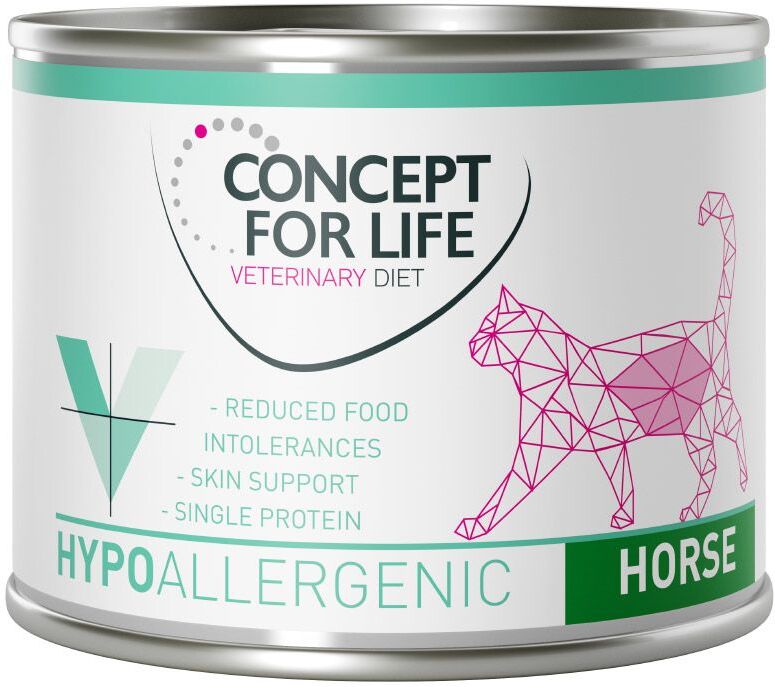 Concept for Life Veterinary Diet Hypoallergenic cavalo - 24 x 200 g