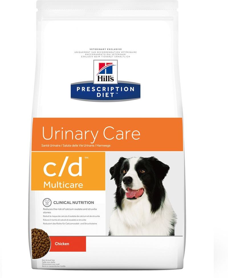 Hill's Prescription Diet c/d Urinary Care ração para cães - Pack económico: 2 x 12 kg