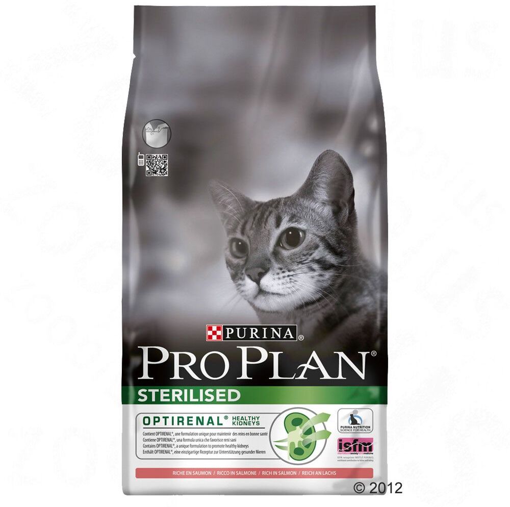 Pro Plan Purina Pro Plan Sterilised rica em salmão para gatos - 3 kg