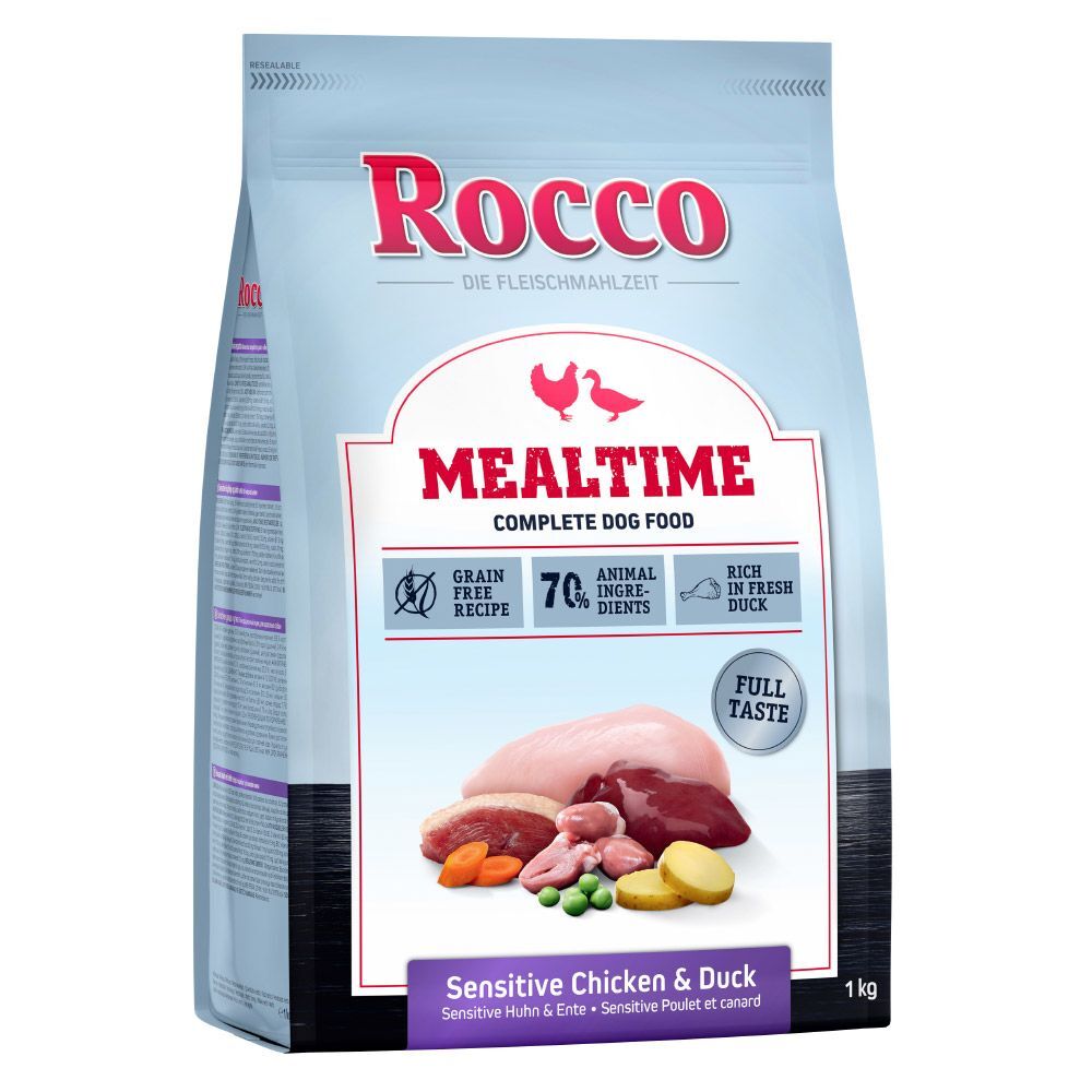 Rocco Mealtime Sensitive - Frango e pato - Pack económico: 2 x 12 kg