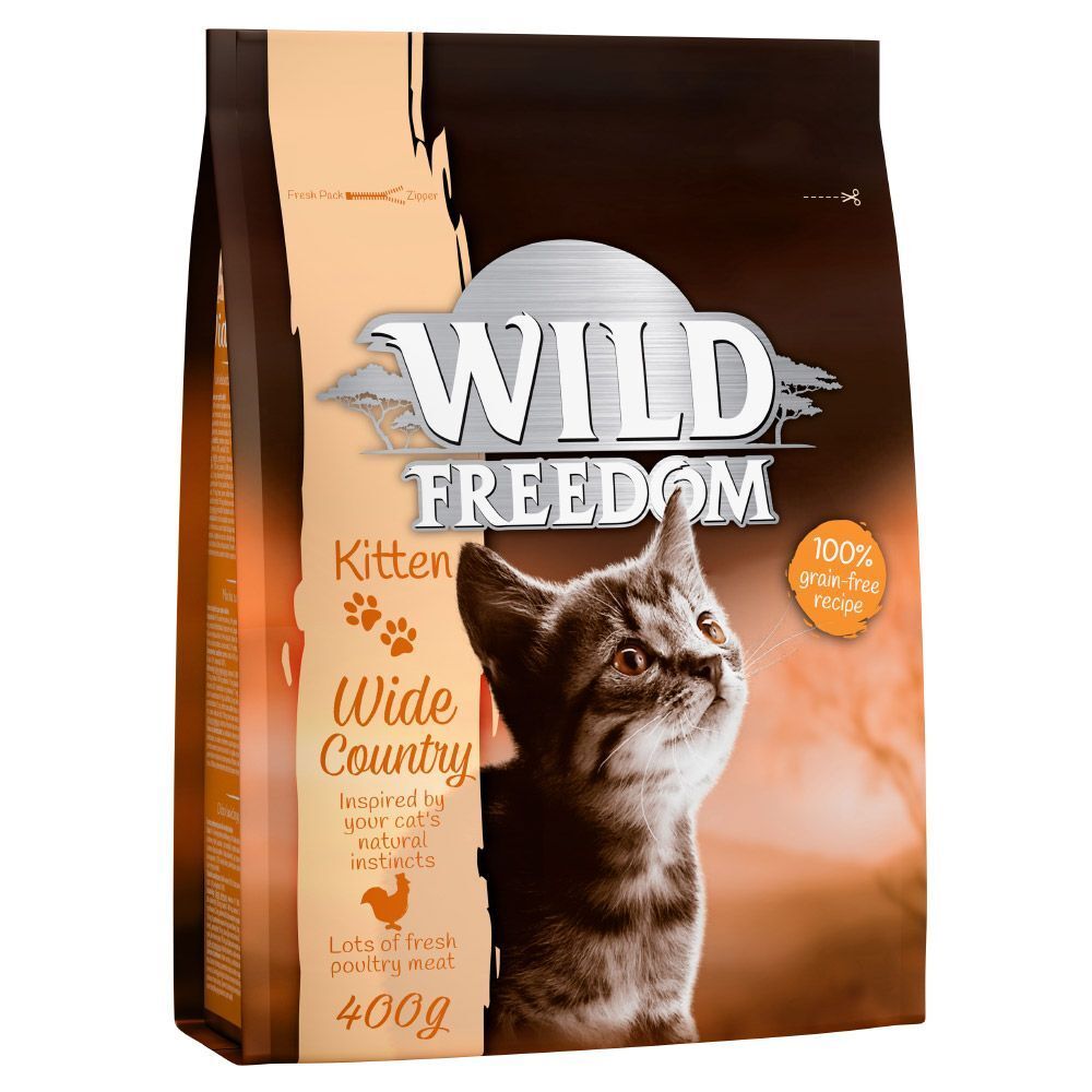 Wild Freedom Kitten Wide Country com aves -  Pack económico: 3 x 2 kg