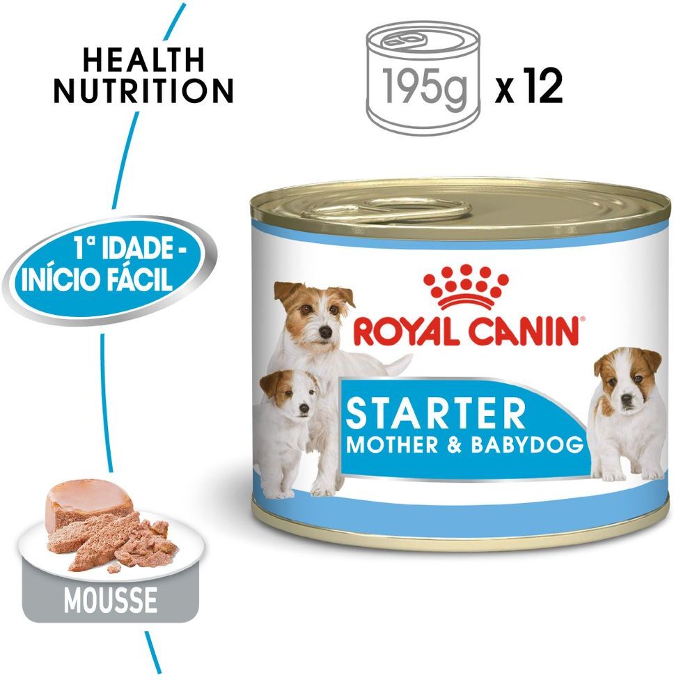 Royal Canin Starter Mousse Mother & Babydog - 12 x 195 g