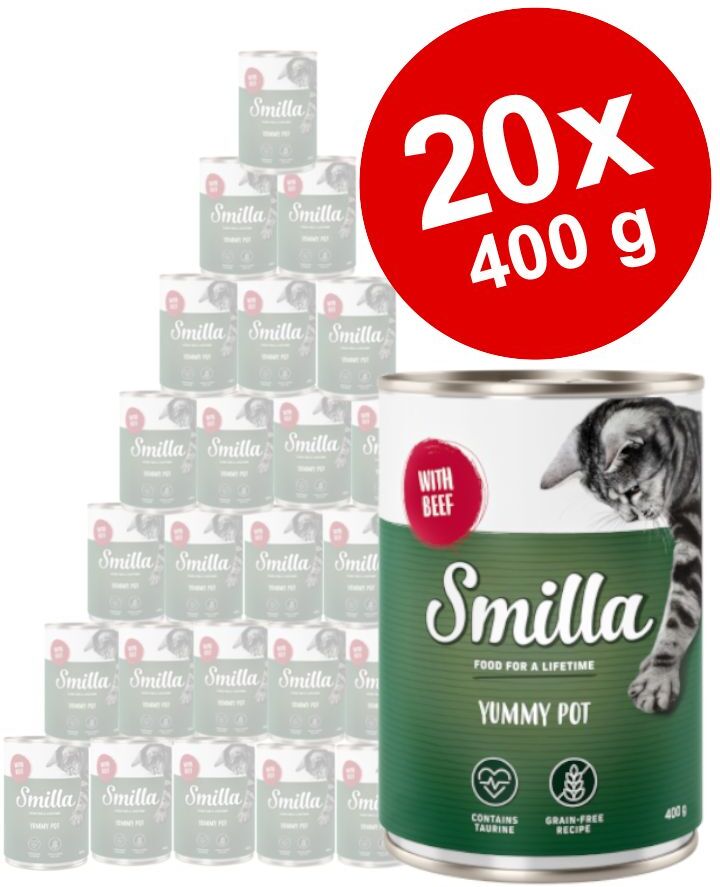 Smilla Delícias 20 x 400 g - Salmão