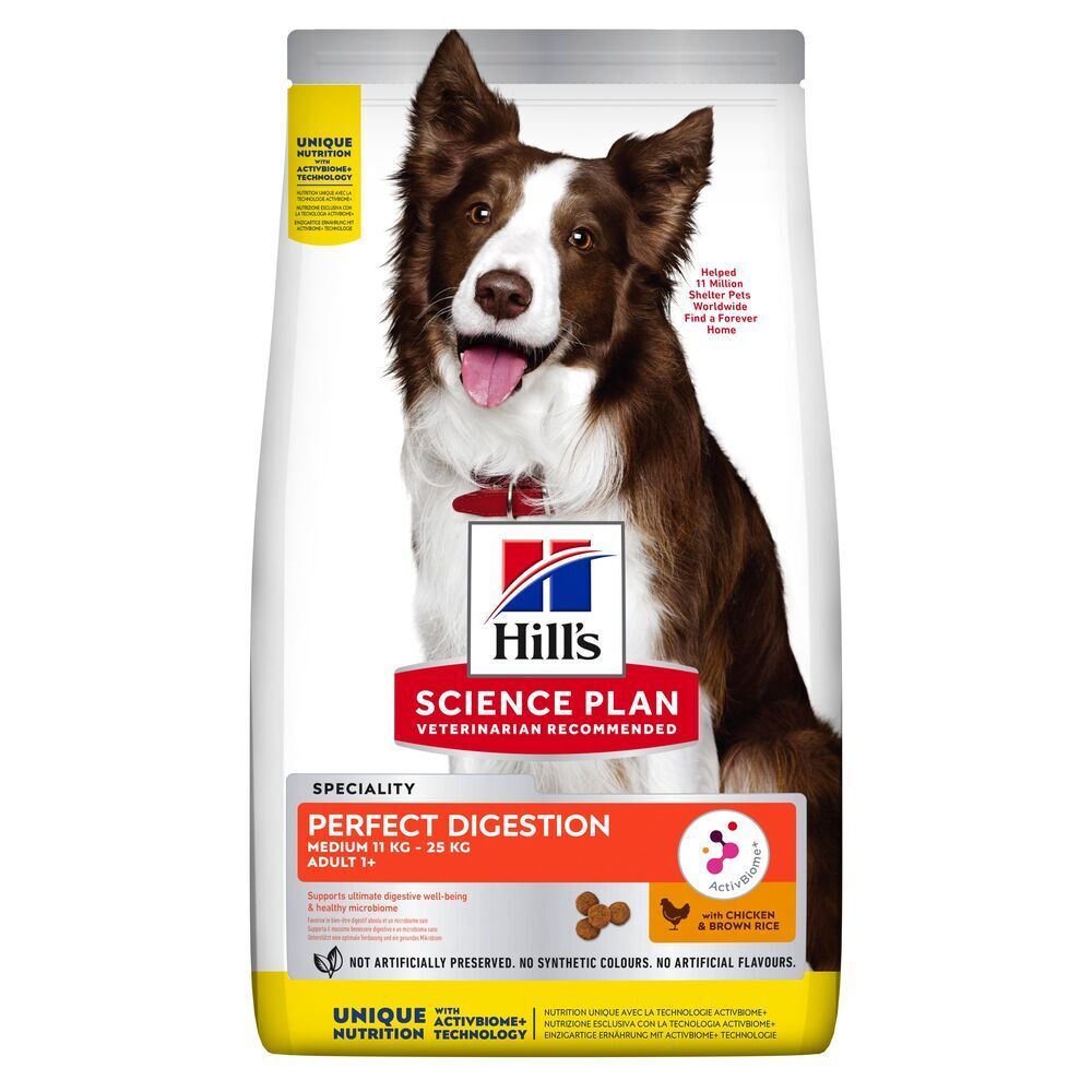 Hill's Science Plan Adult Medium Breed Perfect Digestion - Pack económico: 2 x 14 kg