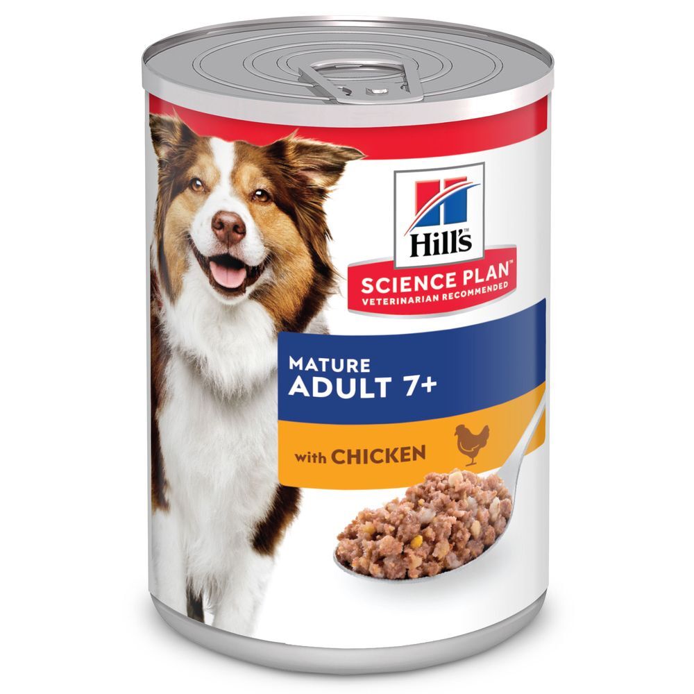 Hill's Science Plan Mature Adult 7+ latas para cães - Pack económico: 24 x 370 g