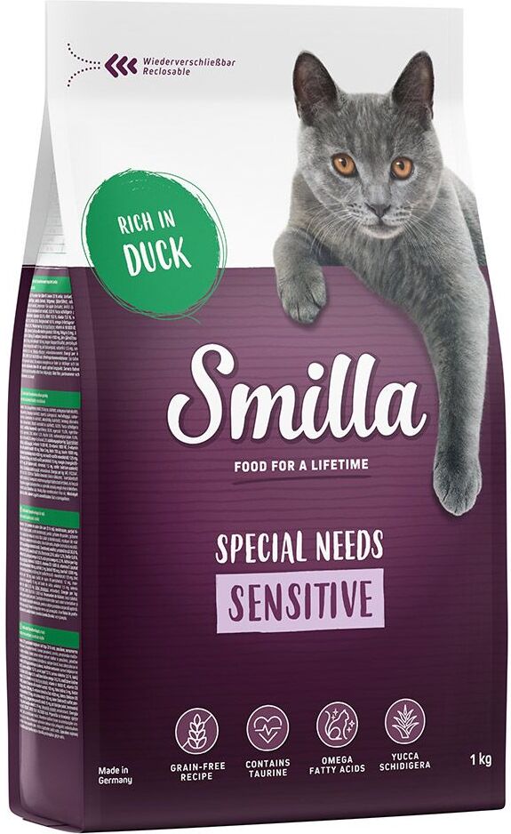 Smilla Adult Sensitive sem cereais com pato - Pack económico: 20 kg (5 x 4 kg)