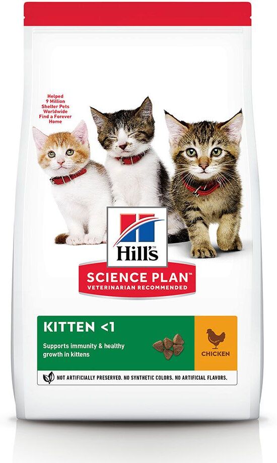 Hill's Kitten com frango ração para gatinhos - Pack económico: 2 x 7 kg