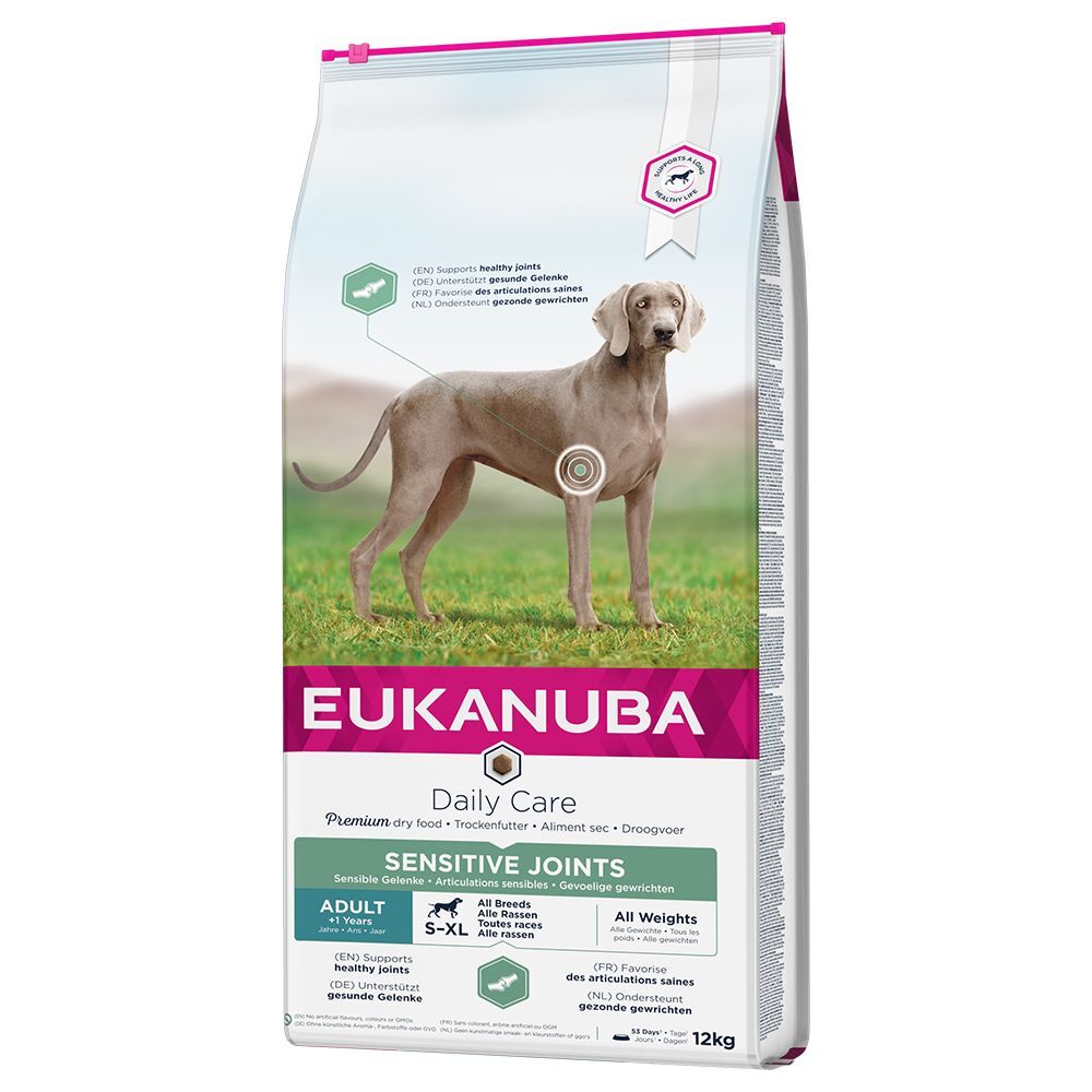 Eukanuba Daily Care Adult Sensitive Joints - Pack económico: 2 x 12 kg