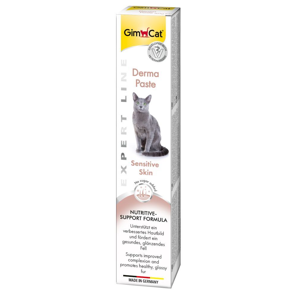 GimCat Derma Paste pasta para gatos - Pack económico: 3 x 50 g